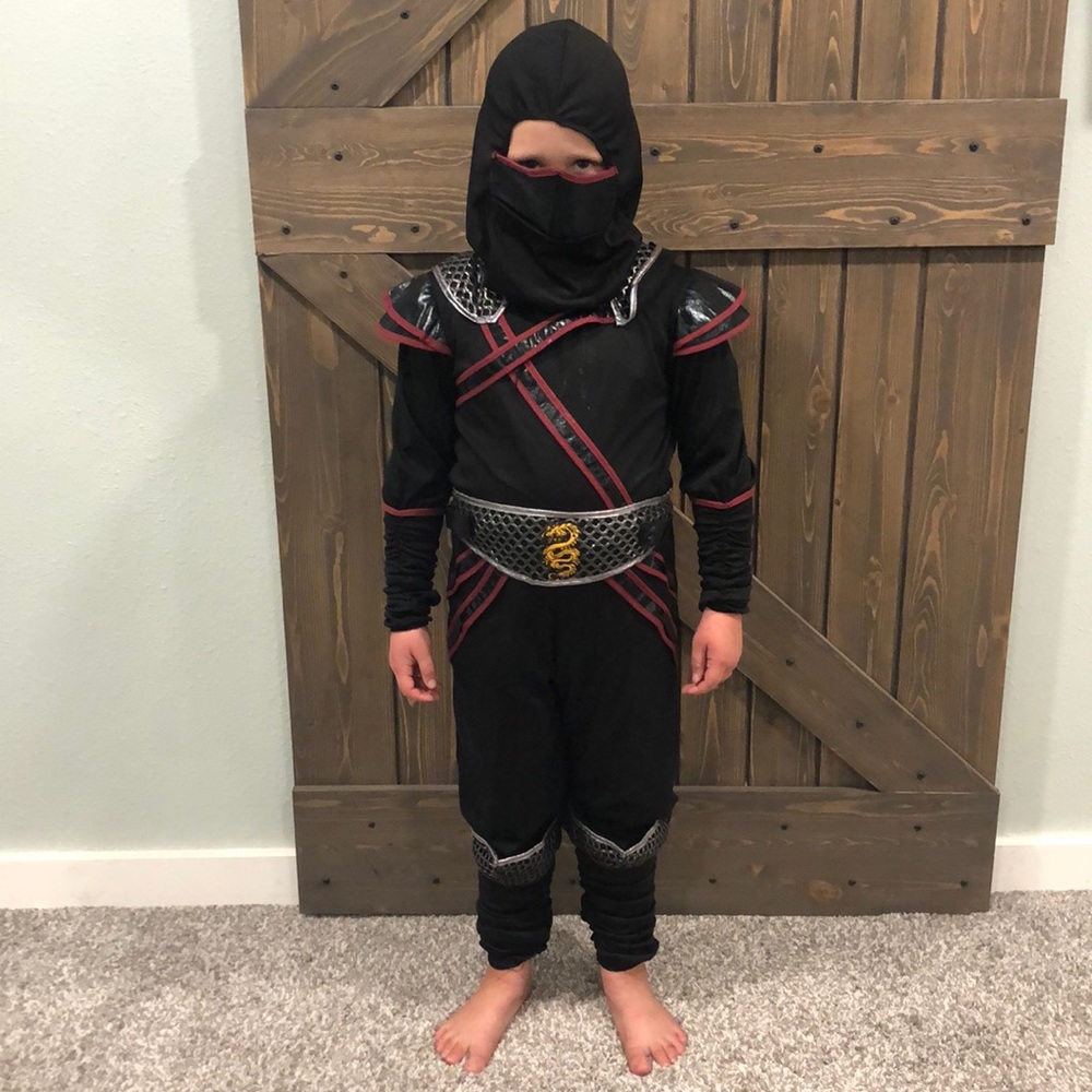 EUC Ninja Halloween Costume Size 7-8